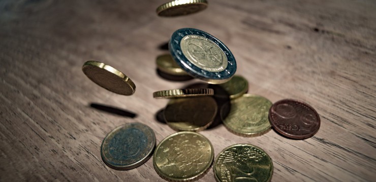 money euro coins currency 332304